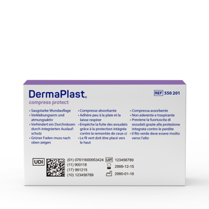 DermaPlast® Compress Protect Mehrlagige Wundkompresse P10 5 x 7.5cm