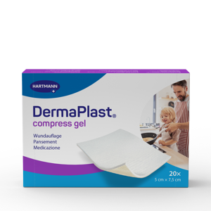 DermaPlast® Compress Gel compresse enduite 5 x 7.5 cm