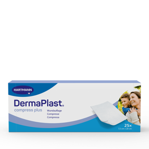 DermaPlast® Compress Plus Saugfähige Kompresse 7.5 x 20 cm