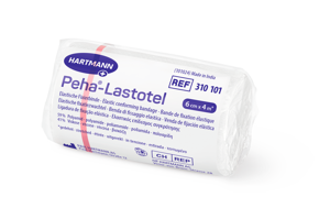 Peha® Lastotel weiss, einzeln verpackt in Cellophan 6 cm x 4 m P20