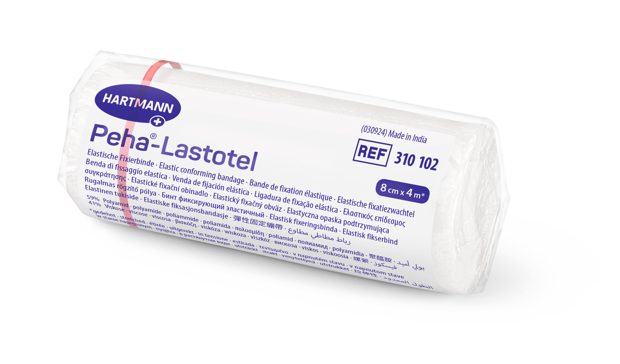 Peha® Lastotel weiss, einzeln verpackt in Cellophan 8 cm x 4 m P20